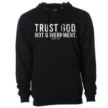 Load image into Gallery viewer, Trust God. Not Government. Men's Hoodie