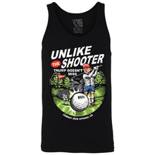 Load image into Gallery viewer, Unlike The Shooter Trump Doesn't Miss Golf Edition Men's Tank