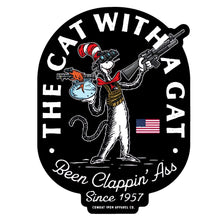 Load image into Gallery viewer, The Cat With A Gat Remix Decal Sticker