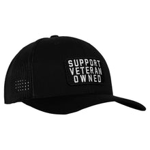 Load image into Gallery viewer, Support Veteran Owned Patch Mid-Profile Mesh Snapback