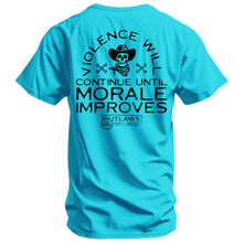 Load image into Gallery viewer, Violence Will Continue Until Morale Improves Men's T-Shirt