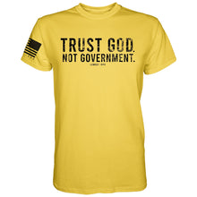 Load image into Gallery viewer, Trust God. Not Government. Men's T-Shirt