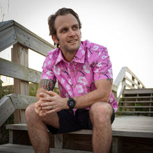 Load image into Gallery viewer, Flamingo Hawaiian Shirt